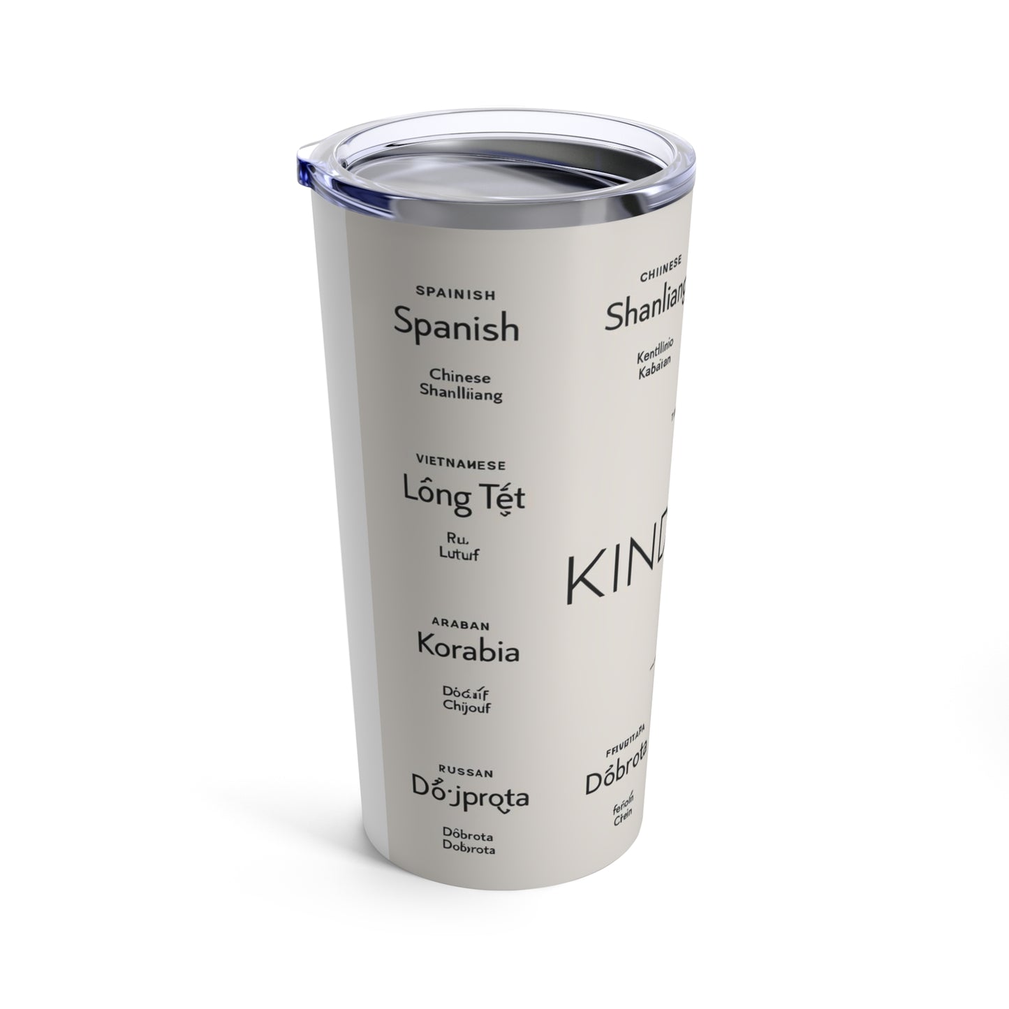 Kindness in Many Languages - 20oz Tumbler