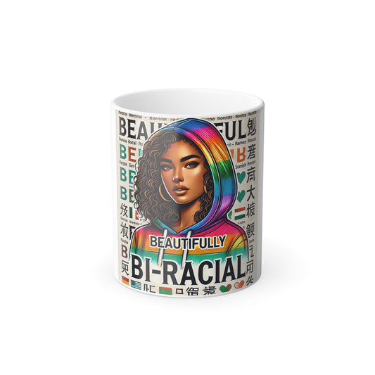 Beautifully Bi-Racial Color Morphing Mug - 11oz