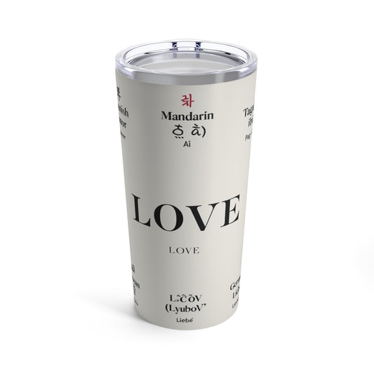 Love in Many Languages - 20oz Tumbler