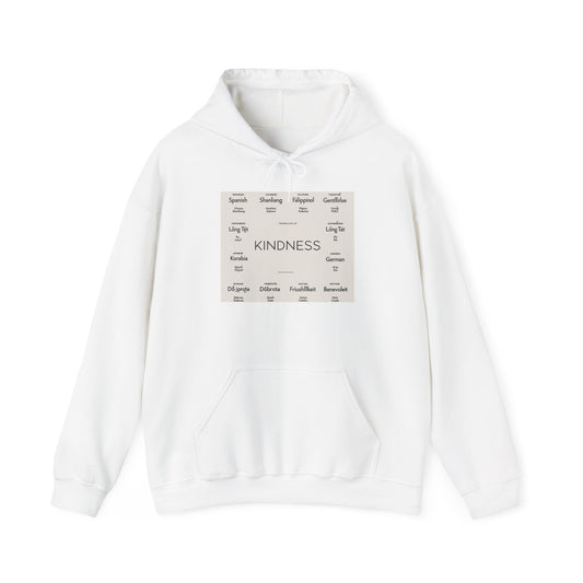 "Kindness in Many Languages"  Unisex Heavy Blend™ Hooded Sweatshirt