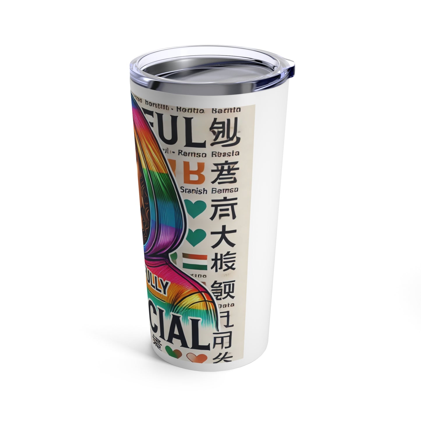 Beautifully Bi-Racial Tumbler 20oz