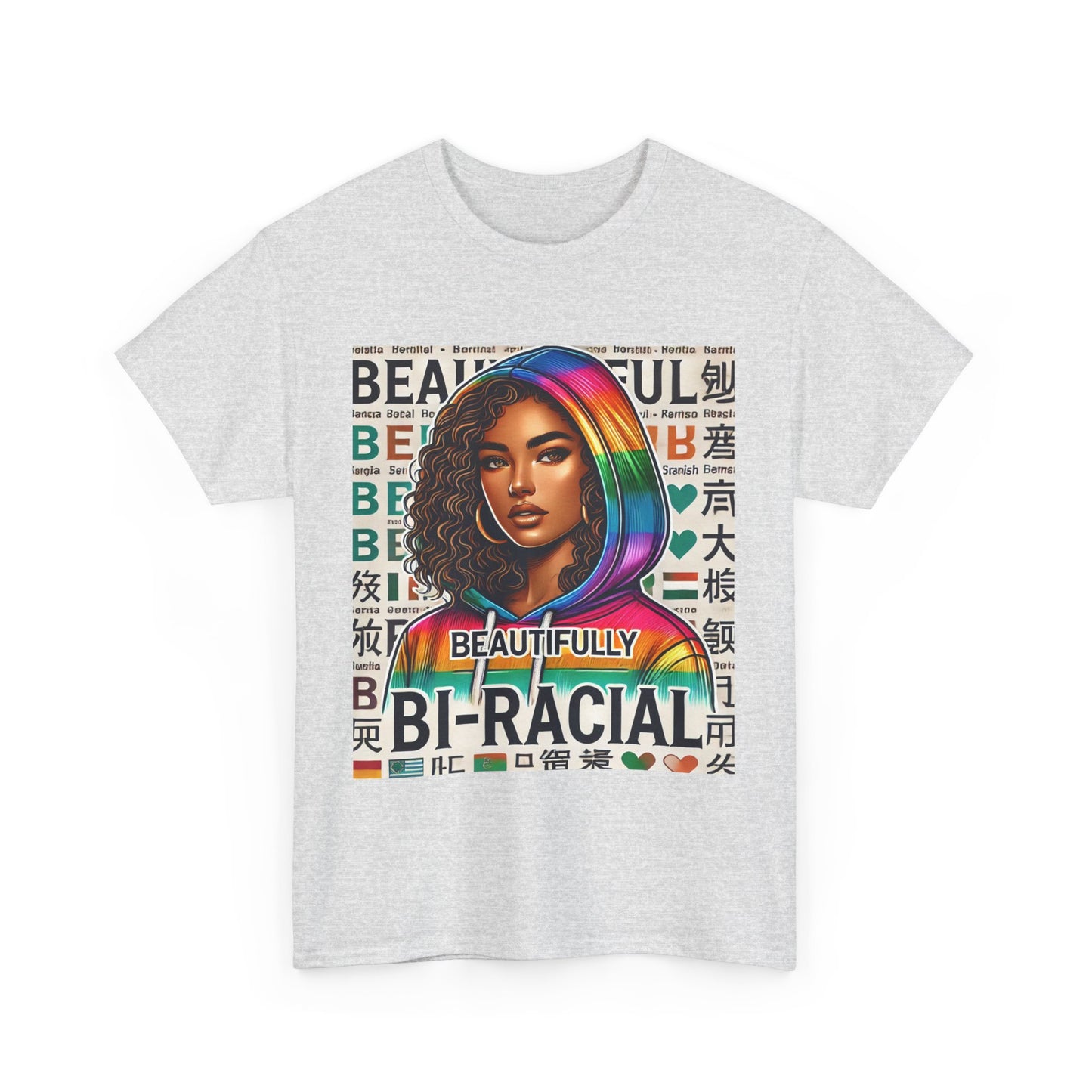 Beautifully Bi-Racial Unisex Heavy Cotton Tee