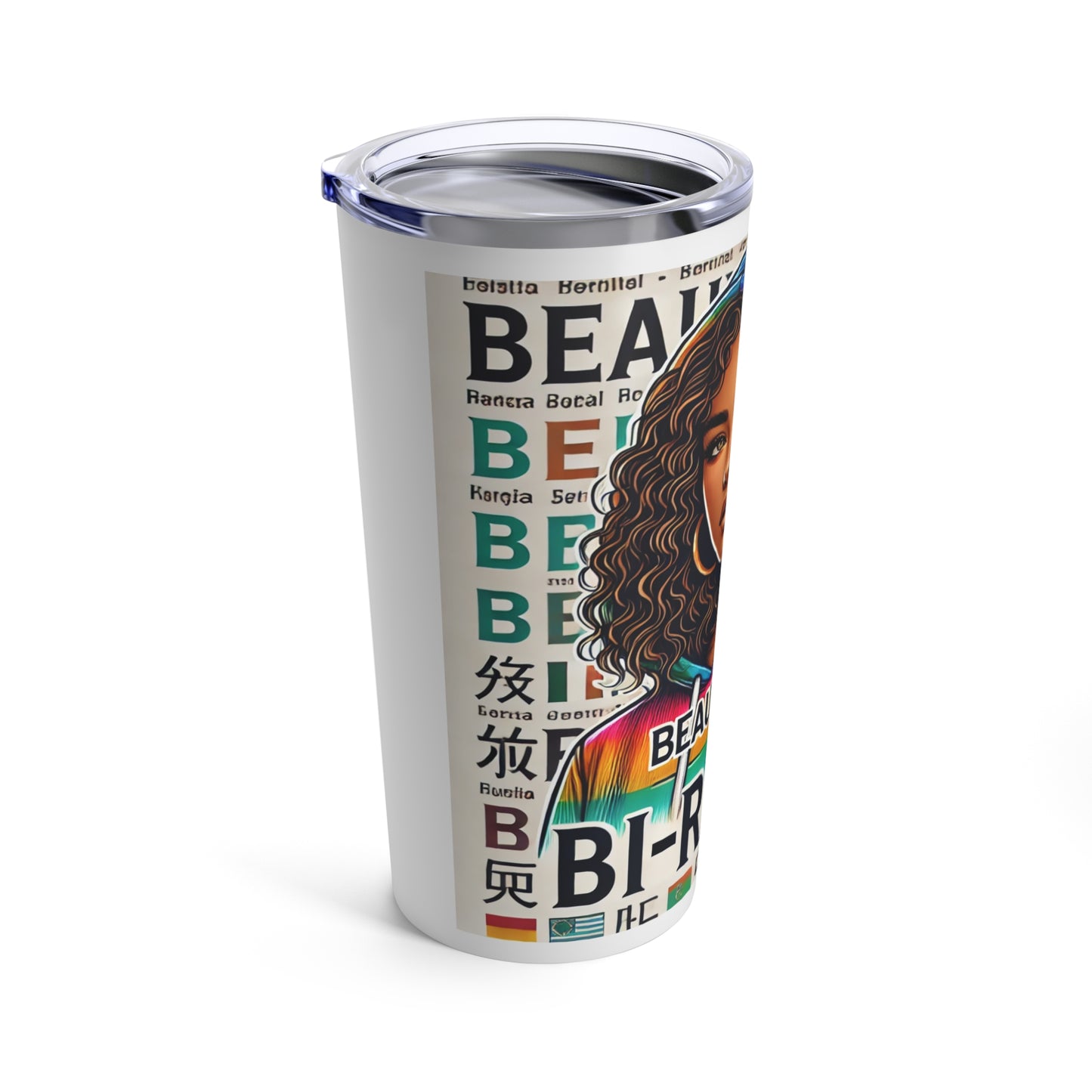 Beautifully Bi-Racial Tumbler 20oz