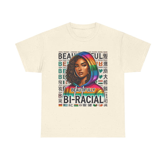 Beautifully Bi-Racial Unisex Heavy Cotton Tee