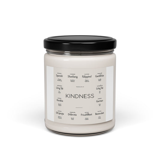 "Kindness in Many Languages" Scented Soy Candle, 9oz